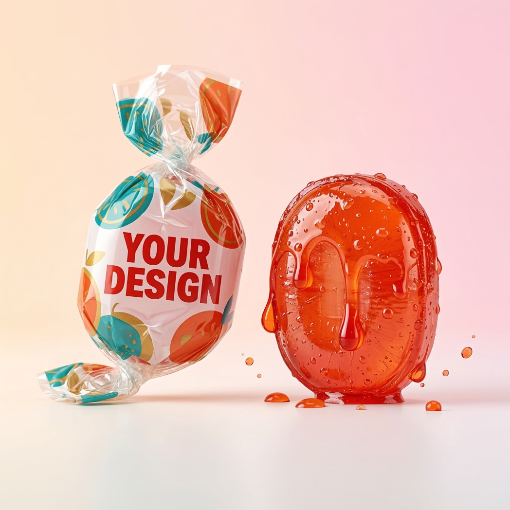 Custom branded promotional candy with your design